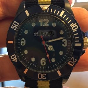 August Steiner Men’s Analog Watch